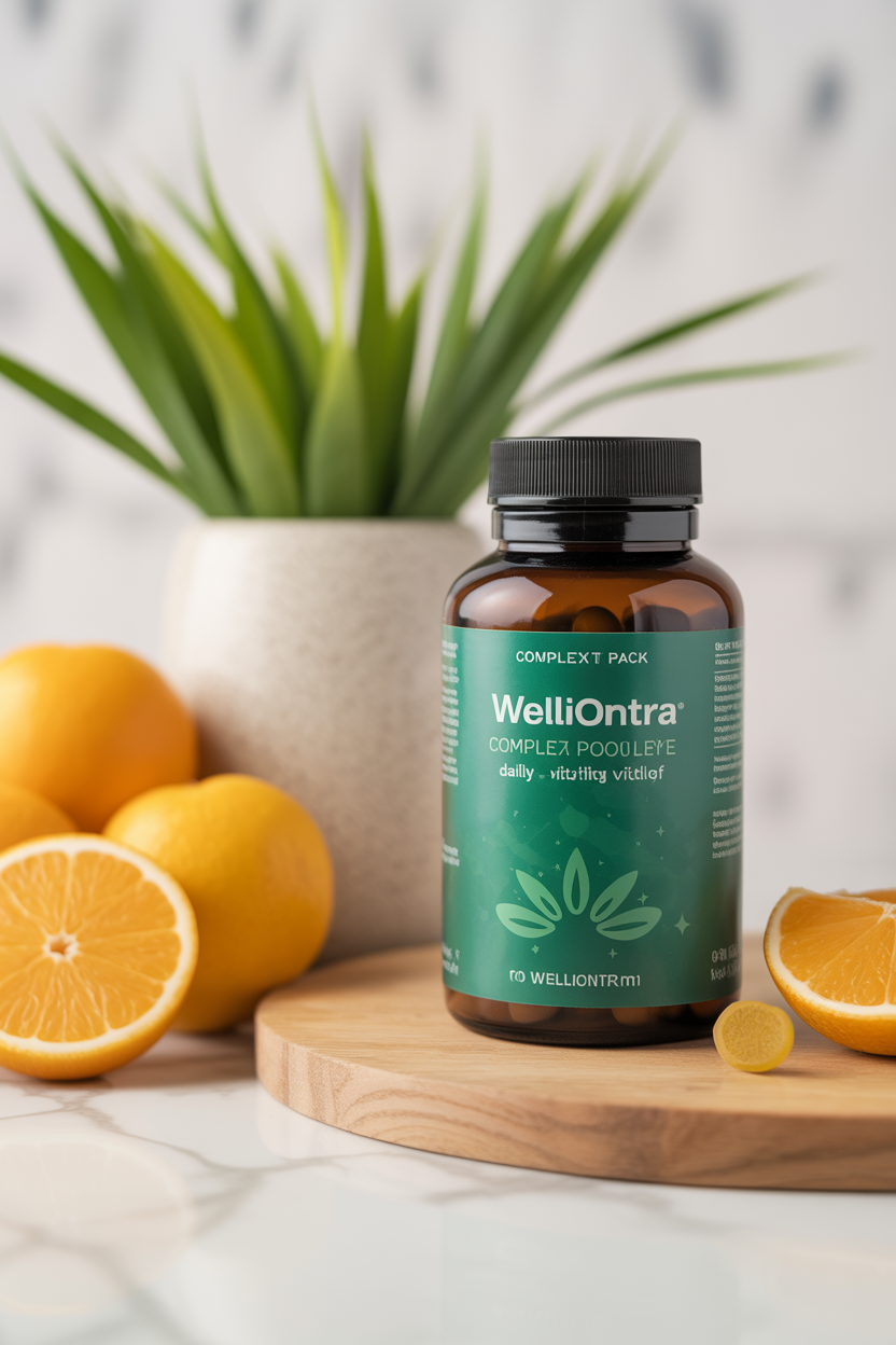 Welliontra product pack for daily well-being and vitality support